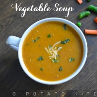 Vegetable Soup | Healthy Mixed Vegetable Soup | Easy Soup