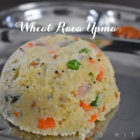 Wheat Rava Upma | Samba Godhuma Rava Upma | Healthy Vegetable Broken Wheat Upma