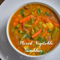 Mixed Vegetable Sambhar | Easy and Healthy Carrot Potato Beans Sambhar